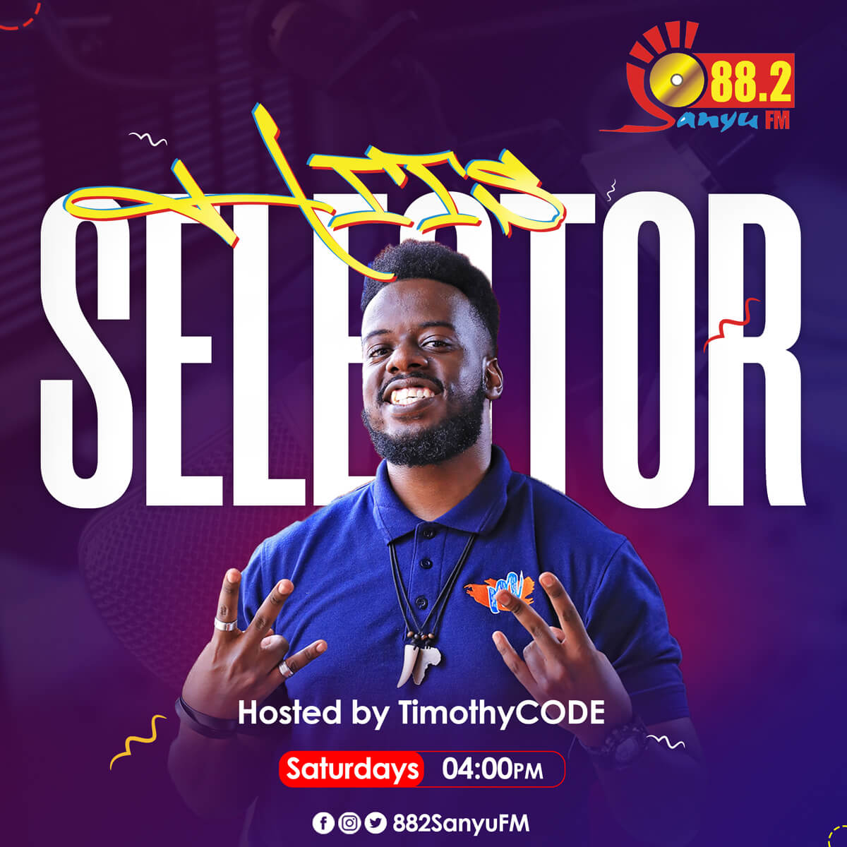 Sanyu FM Radio 88.8 -Hits Selector - Timothy Code